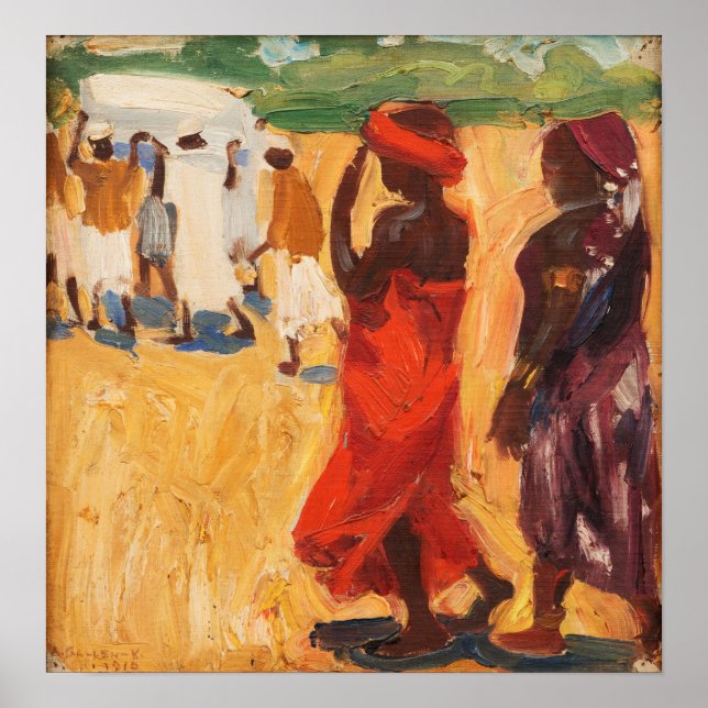 Poster Gallen-Kallela - Funeral (Frente)