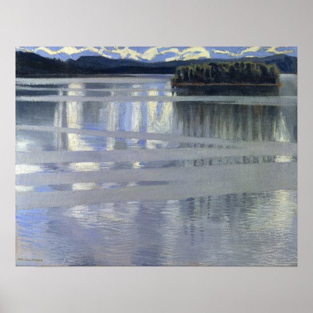 Poster Gallen-Kallela - Lago Keite 1905 (Frente)