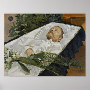 Poster Gallen-Kallela - Lauri Kivekas Em Seu Coffin