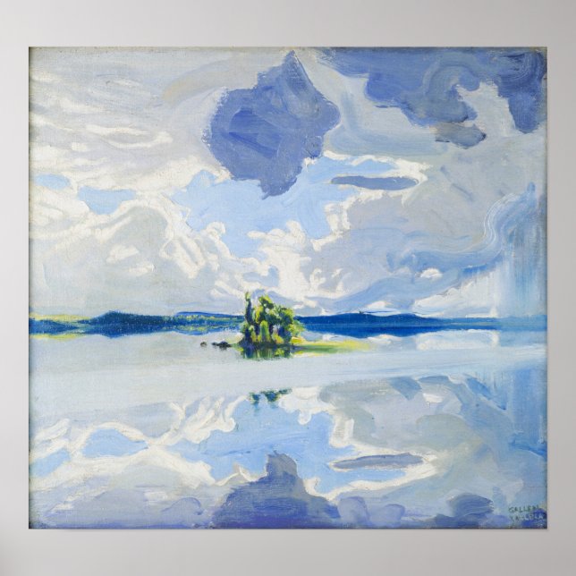 Poster Gallen-Kallela - Nuvens (Frente)