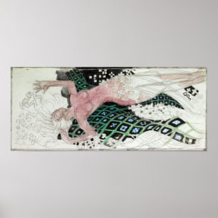 Poster Gallen-Kallela - Poetry, Draft, Great-Kalevala