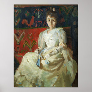 Poster Gallen-Kallela - Uma Mulher Num Turro