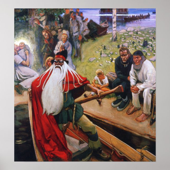 Poster Gallen-Kallela - VInämöisen (Frente)