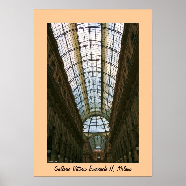 Póster Galleria Vittorio Emanuele II (Frente)