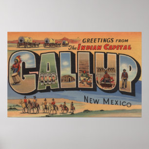 Poster Gallup, New mexico - grandes cenas da letra