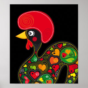 Póster Galo de Barcelos Nr02 - Galo de Barcelos