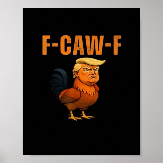 Poster Galo F-Caw-F Anti Clássico (Frente)