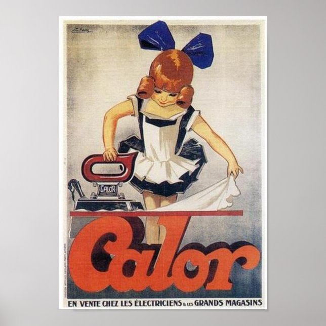 Poster Galor Irons - Child Ironing Ad (Frente)