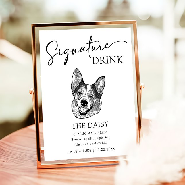 Poster Galsh Corgi - Signature Drink Signature (Criador carregado)