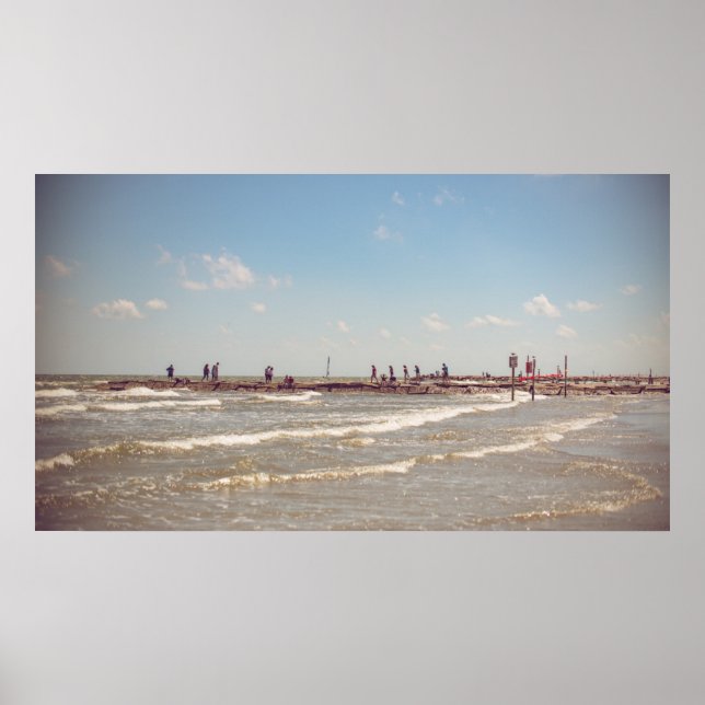 Poster Galveston Beach (Frente)