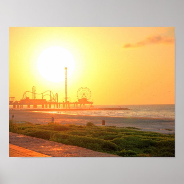 Poster Galveston Sunrise (Frente)