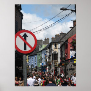 Póster Galway, Ireland