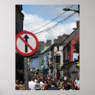 Póster Galway, Irlanda