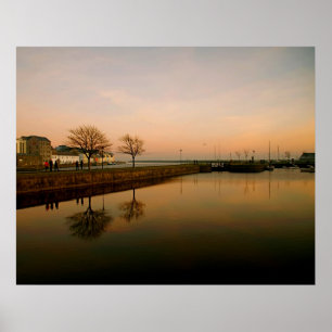 Póster Galway Sunset