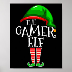 Poster Gama de Vídeo de Presente de Natal do Grupo de Cor