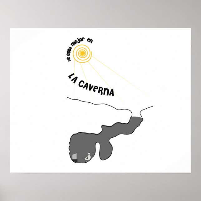 Póster Gamador Caverna (Frente)