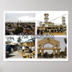 Poster Gâmbia - Mosaico -