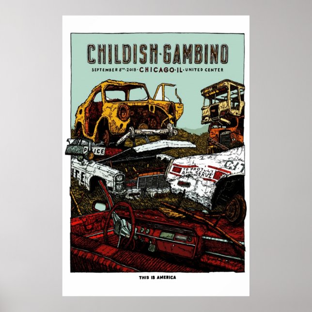 Poster Gambino infantil Chicago Final Main (Frente)