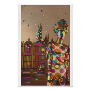 Póster Gambit da Rainha