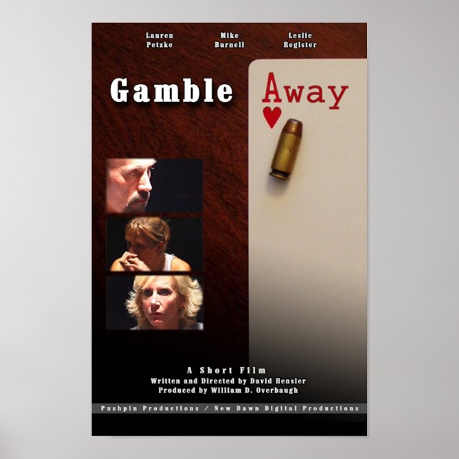 Póster Gamble Away (Frente)