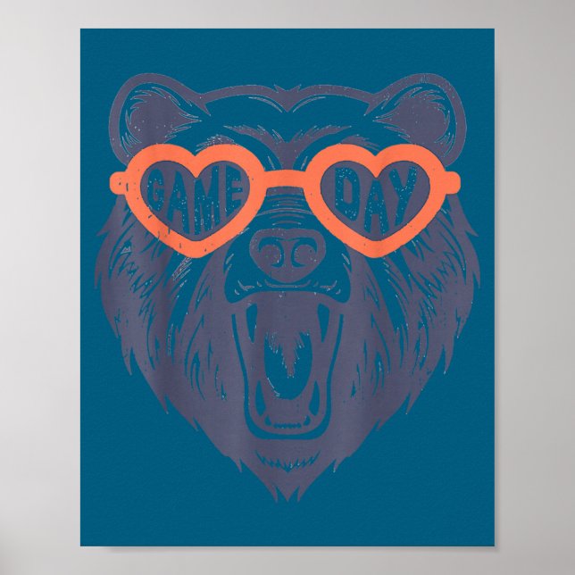 Poster Game Day Bear  (Frente)
