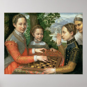 Póster Game of Chess, 1555