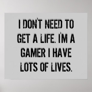 Póster Gamer