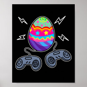 Poster Gamer Easter Oaming Jogo Vídeo Jogo Gaming Oferece