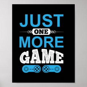 Poster Gamer Gift Apenas Mais Um Jogo