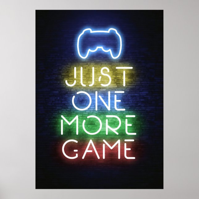 Poster Gamer Gift | Jogador Apenas Mais Um Jogo (Frente)