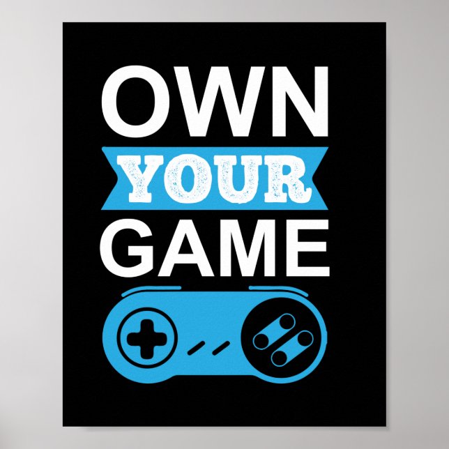 Poster Gamer Gift Possui Seu Jogo (Frente)
