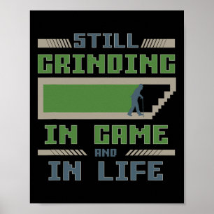 Poster Gamer Hilário Para Avós Legais Que Jogam