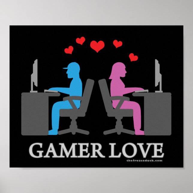 Póster Gamer Love (Frente)