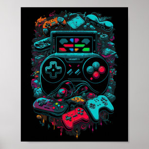 Poster Gamer Video Game Controller 14