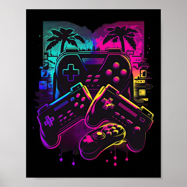 Poster Gamer Video Game Controller 16 (Frente)