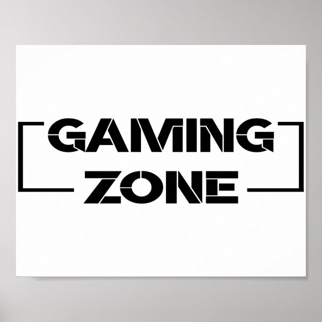 Poster Gaming Zone (Frente)
