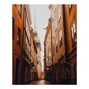 Póster Gamla Stan, Estocolmo, Suécia 