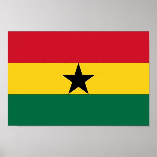 Poster Gana Flag Africa (Frente)