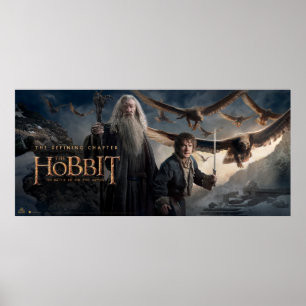 Póster Gandalf, BILBO BAGGINS™ E As Águias Excelentes
