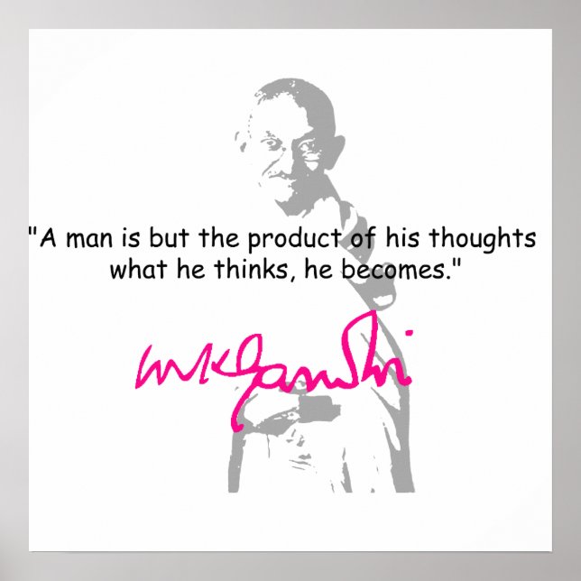 Poster Gandhi (Frente)