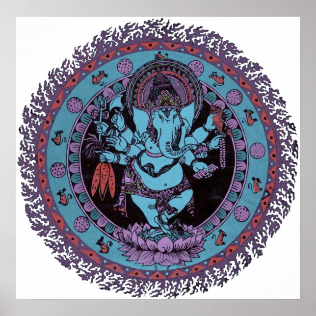 Póster Ganesh Dancer (Frente)