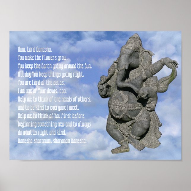 Póster Ganesha (Frente)