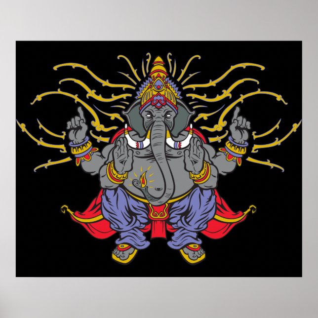 Póster Ganesha (Frente)