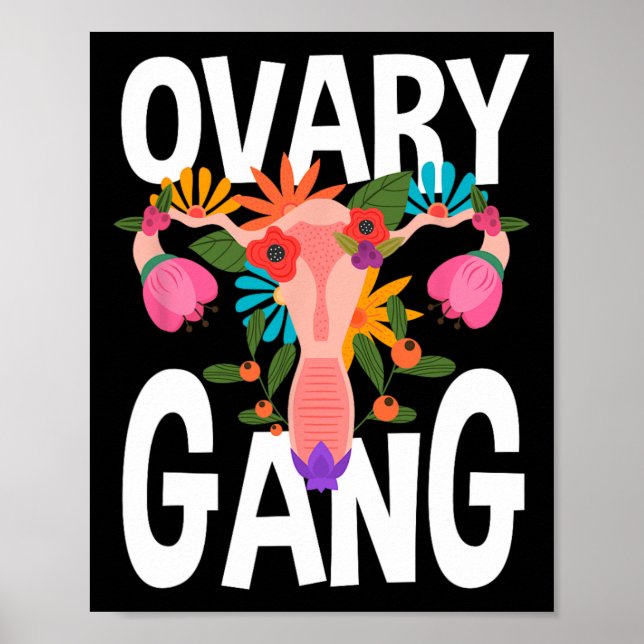 Poster Gang Uterus Feminismo Ovário (Frente)