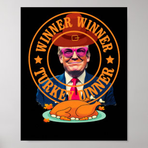 Poster Ganhador de Trump Engraçado Turquia Janta