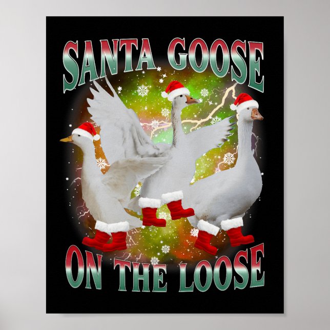 Poster Ganso De Natal No Bobo De Papais noeis Perdidos Ga (Frente)