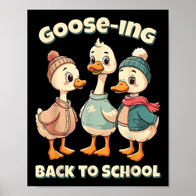 Poster Ganso-ing De Volta à Escola Nós Voltamos Professor (Frente)