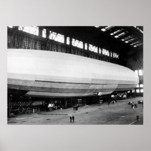 Poster Garagem de aeróstato, 1920
