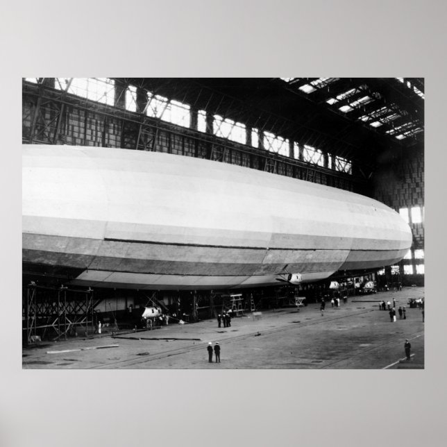Poster Garagem de aeróstato, 1920 (Frente)