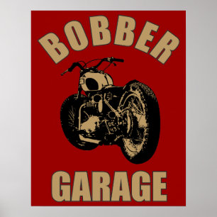 Póster Garagem do Bobber